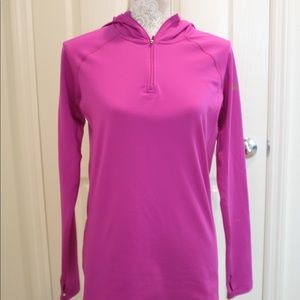 Nike Dri Fit Long Sleeve Half Zip Running Top